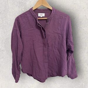 Xirena Presley cotton gauze long sleeve